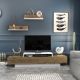 HANAH HOME TV komoda Lusi, bela/braon - 322RTC2154