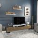 HANAH HOME TV komoda Lusi, bela/braon - 322RTC2154