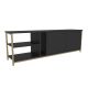HANAH HOME TV komoda Primrose, antracit/zlatna - 322RTC2260