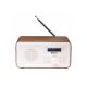 DENVER Radio DAB-30DW, braon/bela - EP2710458