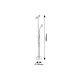 Rabalux Podne lampe Ophus LED 185 + LED 45W brušeni hrom (3239) - 3239