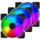NEDEFINISAN Ventilator Fractal Design Prisma AL-14 ARGB PWM 3-Pack, FD-FAN-PRI-AL14-PWM-3P - 37072