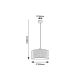 Rabalux Visilica Miguel E27 1x MAX 40W hrast (3247) - 3247