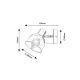 Rabalux Spot rasveta Tarien E14 1x MAX 40W hrom (3248) - 3248