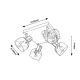 Rabalux Spot rasveta Tarien E14 4x MAX 40W hrom (3250) - 3250-1