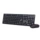 GEMBIRD KBS-W-01 2.4 GHz Slim Bezicni mis + tastatura US layout black - 17469