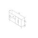 HANAH HOME Komoda Ahart, braon - 327ODS1224