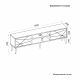 HANAH HOME TV komoda Brendon, braon - EP3056948