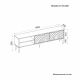 HANAH HOME TV komoda Regina, braon - EP3056966