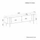 HANAH HOME TV komoda Herman, braon - EP3056975