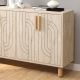 HANAH HOME Komoda Rodney, mermerna krem - EP3057002