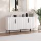 HANAH HOME Komoda Clara, bela/crna - EP3057035