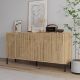 HANAH HOME Komoda Evolet, svetlo braon - EP3057050