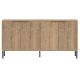 HANAH HOME Komoda Lurea, svetlo braon - EP3057056