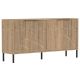 HANAH HOME Komoda Lurea, svetlo braon - EP3057056