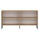 HANAH HOME Komoda Lurea, svetlo braon - EP3057056