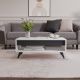 HANAH HOME Klub sto Century, bela/crna - EP3057068