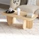 HANAH HOME Klub sto Becaj, svetlo braon - EP3057089