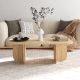 HANAH HOME Klub sto Becaj, svetlo braon - EP3057089