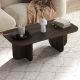 HANAH HOME Klub sto Becaj, braon - EP3057101