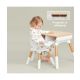 BBO Set sto i stolice za decu, natur/bela - 533-920285