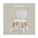 BBO Set sto i stolice za decu, natur/bela - 533-920285