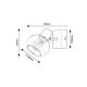 Rabalux Spot rasveta Sullivan E14 1x MAX 40W crna (3295) - 3295