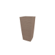 Saksija finesa 25x25xh46,5cm moka - 33331