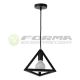 FORMA Viseća lampa 1xE27 F7204-1V BK - 005151