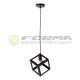 FORMA Viseća lampa 1xE27 F7205-1V BK - 003656