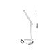 Rabalux Stona lampa Misha LED 7W bela (3349) - 3349-1-1