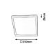 Rabalux Plafonjera Lambert LED 15W srebrna (3359) - 3359