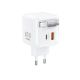 REMAX Punjač Dolly GAN 1xUSB 3.0+1xTIP C 67W, bela - EP2869839