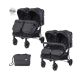 LORELLI Kolica za blizance sa torbom Duo black - 10021542305