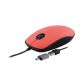 TNB MUSUNSETRD Zični miš + ADAPTER USB-A/USB-C, CRVENI - EP3251678