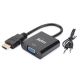 KETTZ Adapter HV-5500 HDMI-VGA M/F + audio - 55-000