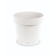 GARDINO Saksija 18x19cm Melrose glamour, bela - 34435