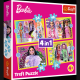 TREFL Puzzle 4in1 Barbie 34626 - 35, 48, 54, 70 delova - 102808-T34626