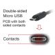 GEMBIRD CC-USB2-AMmDM-6 USB 2.0 AM to Double-sided Micro-USB cable, black, 1,8m - 19031-1