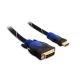 S-LINK Kabl SLX-310 HDMI na DVI 24 + 1M Gold, 1,5m - 41296-1