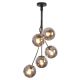 Rabalux Visilica Glory E14 5x MAX 40W mat crno (3508) - 3508