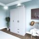 HANAH HOME Ormar Yaman 1600-32, bela - EP3057155