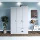 HANAH HOME Ormar Yaman 1600-32, bela - EP3057155