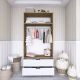 HANAH HOME Ormar  1600-015, bela/svetlo braon - EP3057161