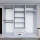 HANAH HOME Ormar Yaman 1600-63, bela - EP3057167