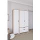 HANAH HOME Ormar Nisan 1600-019, bela/svetlo braon - EP3057173