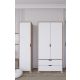 HANAH HOME Ormar Nisan 1600-019, bela/svetlo braon - EP3057173