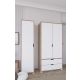HANAH HOME Ormar Nisan 1600-019, bela/svetlo braon - EP3057173