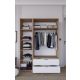 HANAH HOME Ormar Nisan 1600-019, bela/svetlo braon - EP3057173