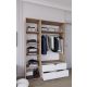 HANAH HOME Ormar Nisan 1600-019, bela/svetlo braon - EP3057173